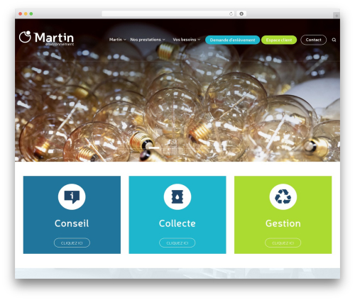 WordPress theme Primrose - martin-environnement.com