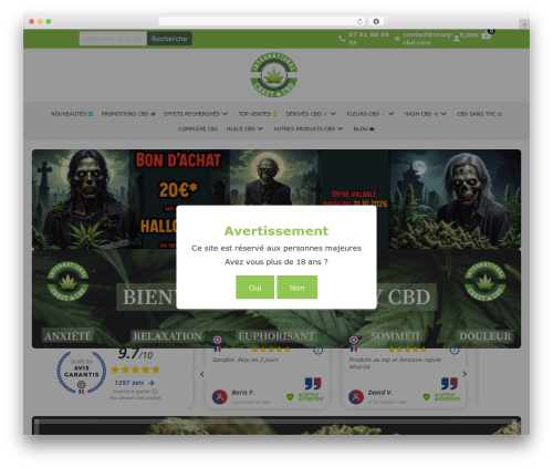 WP Modal Popup with Cookie Integration (wp-modal-popup-with-cookie-integration) free WordPress plugin - crazy-cbd.com