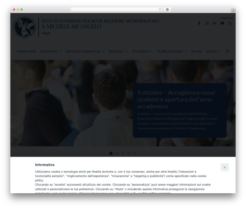 BSO-theme WordPress theme - issr.foggia.it