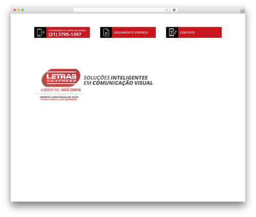 Divi WordPress theme - letrasexpress.com.br