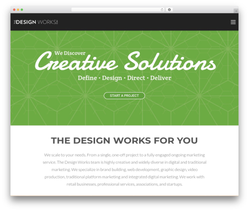 Flora top WordPress theme - thedesignworks.com