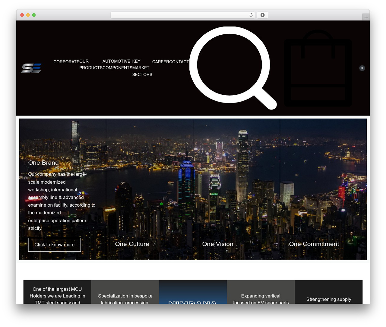 Rey theme WordPress - shalikaenterprises.com