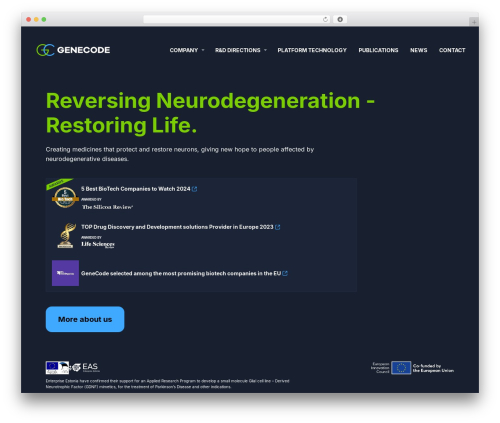 Theme WordPress Beaver Builder Theme - genecode.com