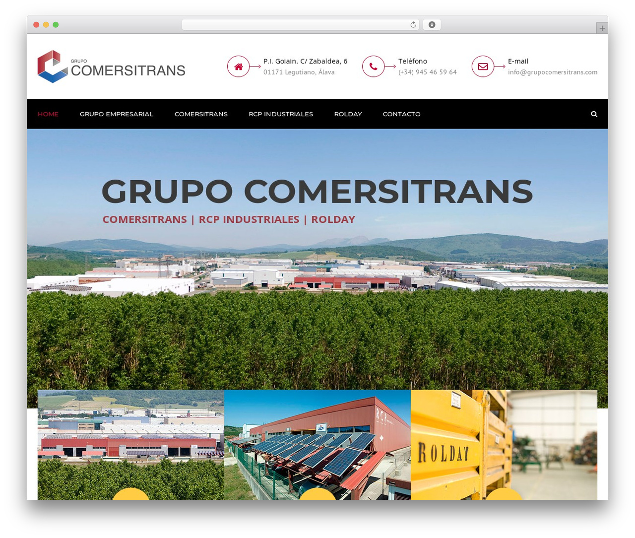 Theme WordPress Constructo - grupocomersitrans.com