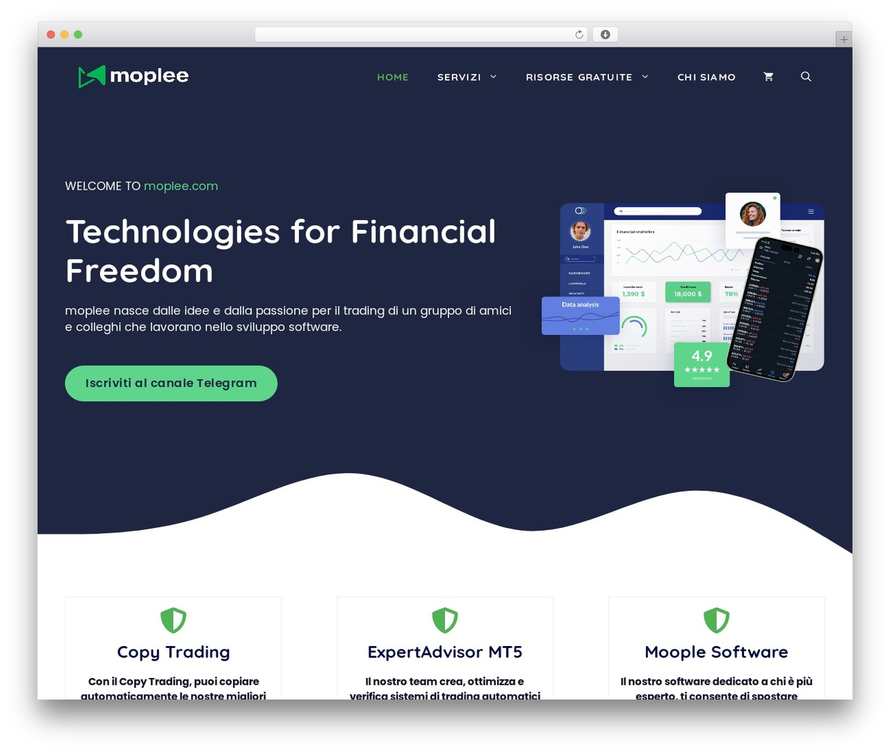 WordPress theme GeneratePress - moplee.com
