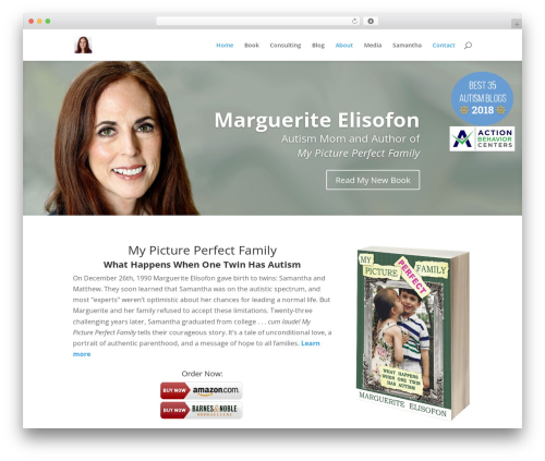 WordPress theme Divi - margueriteelisofon.com