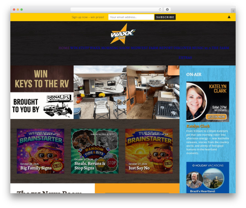 Extended widget options WordPress plugin - waxxradio.com