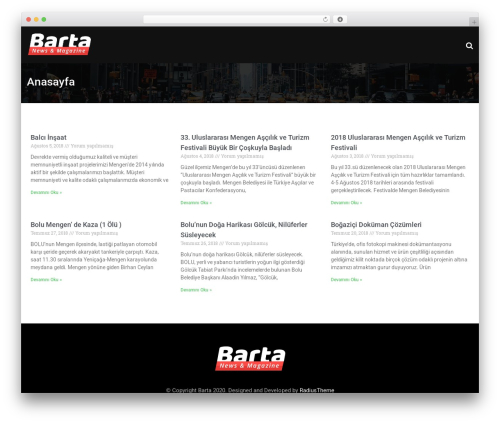 Barta core WordPress plugin - bolumengen.com