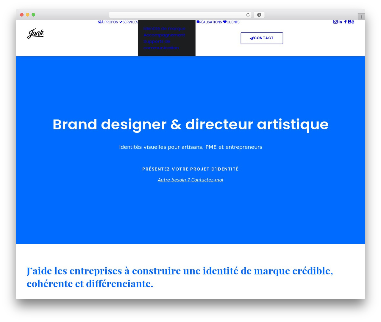 Best WordPress theme Uncode - www.jonk.fr