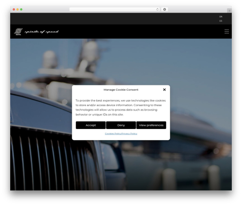 Uncode motors WordPress theme - spiritsofrental.com