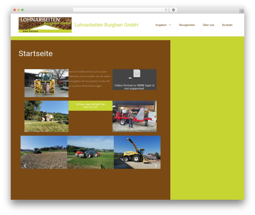 Gutenverse form WordPress plugin - lohnarbeiten-burgherr.ch