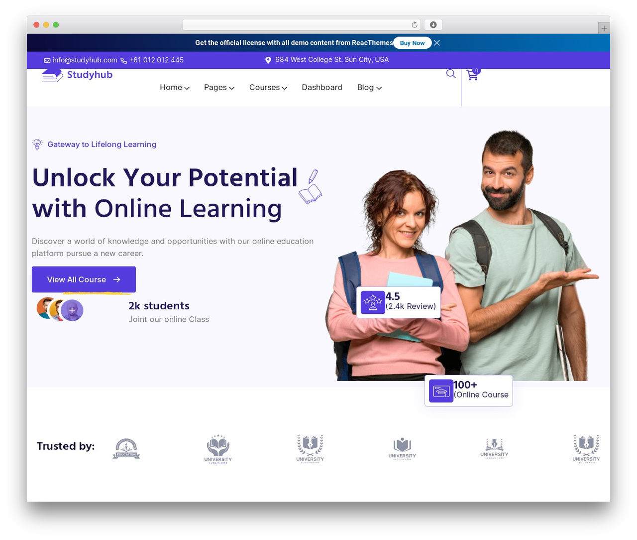 WordPress theme Studyhub - studyhub.themewant.com WordPress theme Studyhub - studyhub.themewant.com