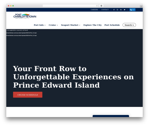 Divi theme WordPress - portcharlottetown.com
