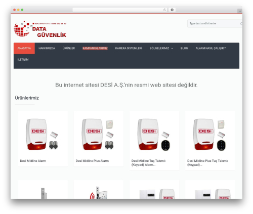 Mega main menu WordPress plugin - desialarm.web.tr