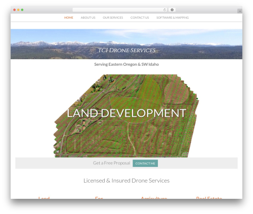 Nectar WordPress website theme - tcidrone.com
