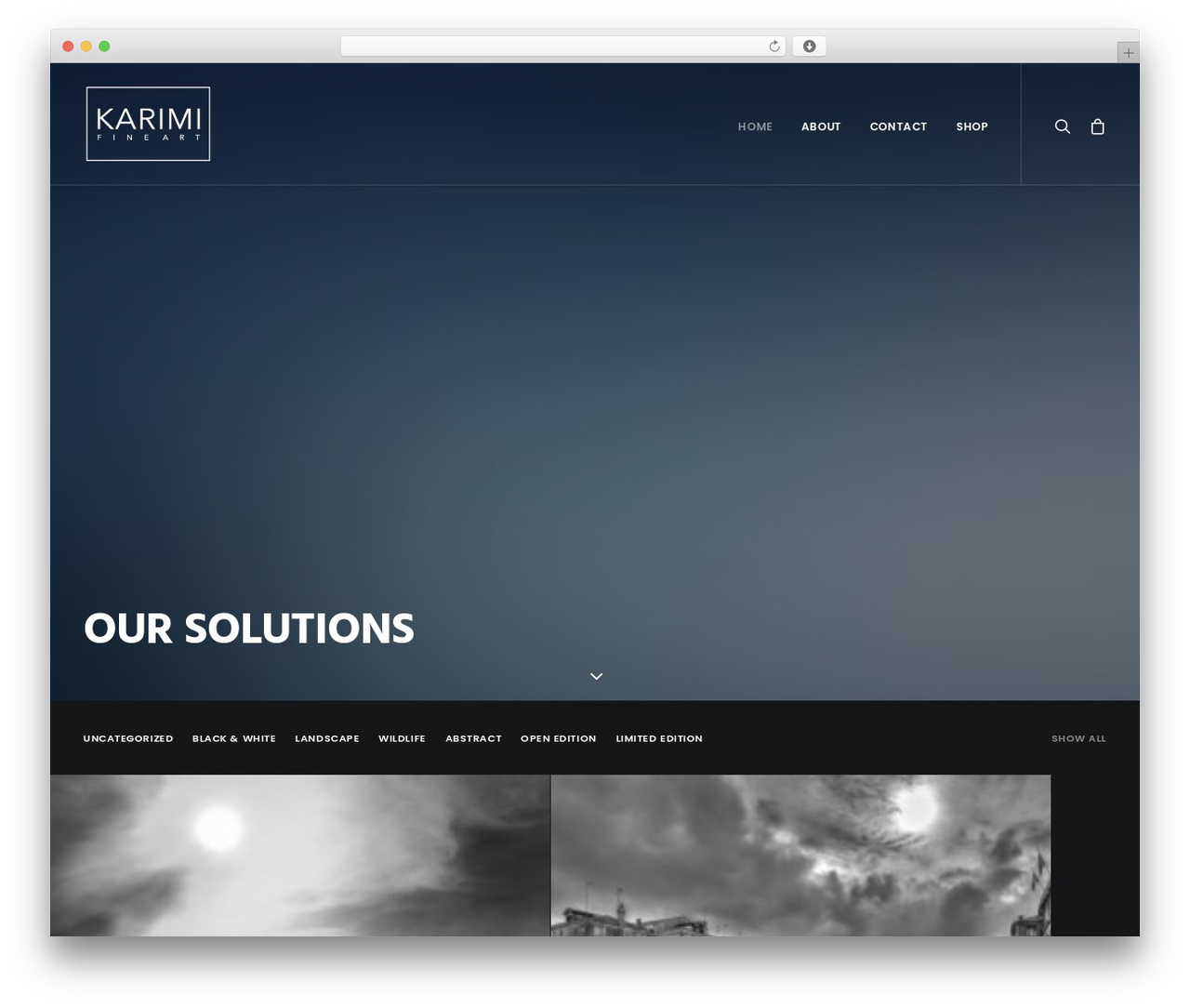 Theme WordPress Uncode - karimifineart.com