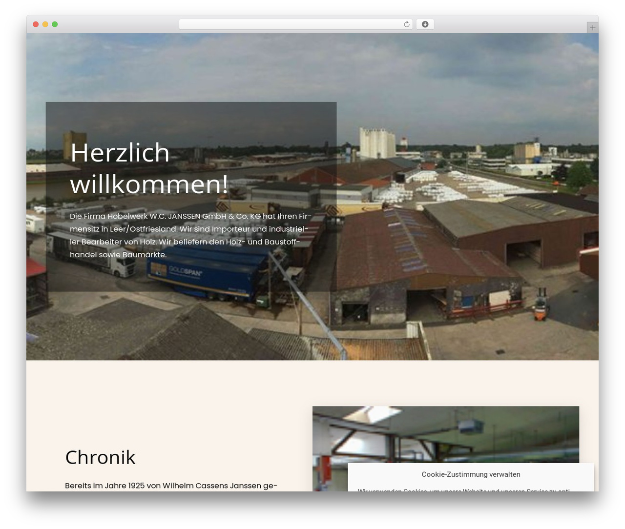 Theme WordPress Constructor - hobelwerk-janssen.de