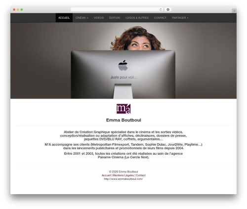 upBootWP GIT WordPress theme - emmaboutboul.com