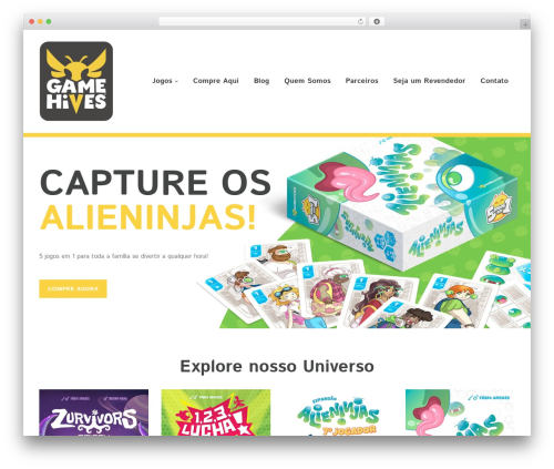 WordPress theme Cloux - gamehives.com