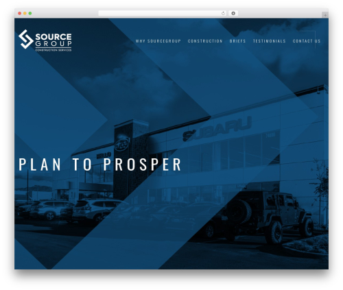 Bauen WordPress theme - sourcegroupllc.com