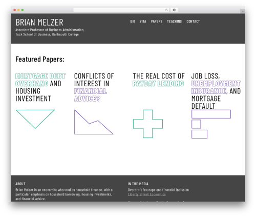 brianmelzer WordPress theme - brianmelzer.com