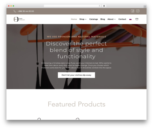 Divi bodycommerce WordPress plugin - justhanger.store