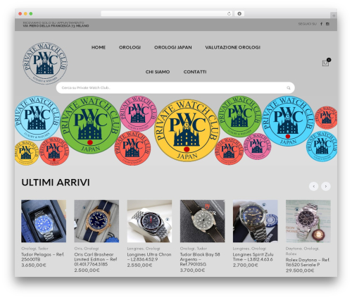 Fluent theme WordPress - privatewatchclub.it