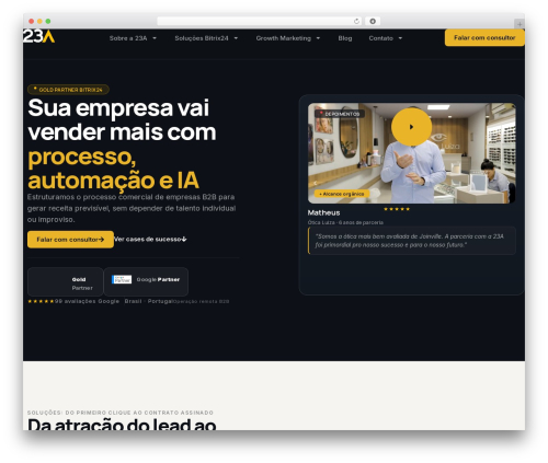 Albacross WordPress plugin - 23a.com.br