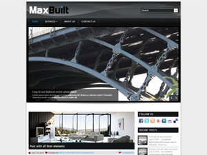 MaxBuilt theme WordPress by Zebra Themes