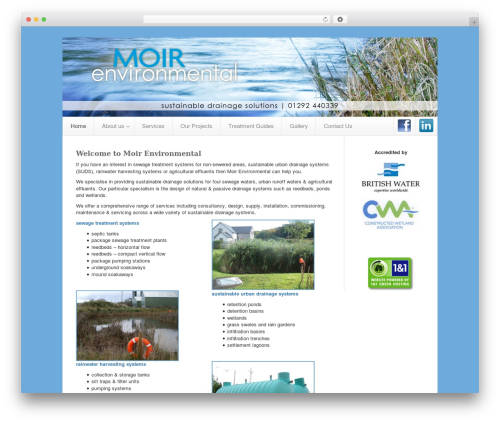 Moir WordPress theme - moir-environmental.co.uk