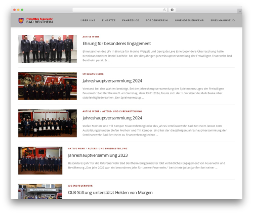 Einsatzverwaltung (einsatzverwaltung) free WordPress plugin - feuerwehr-badbentheim.de