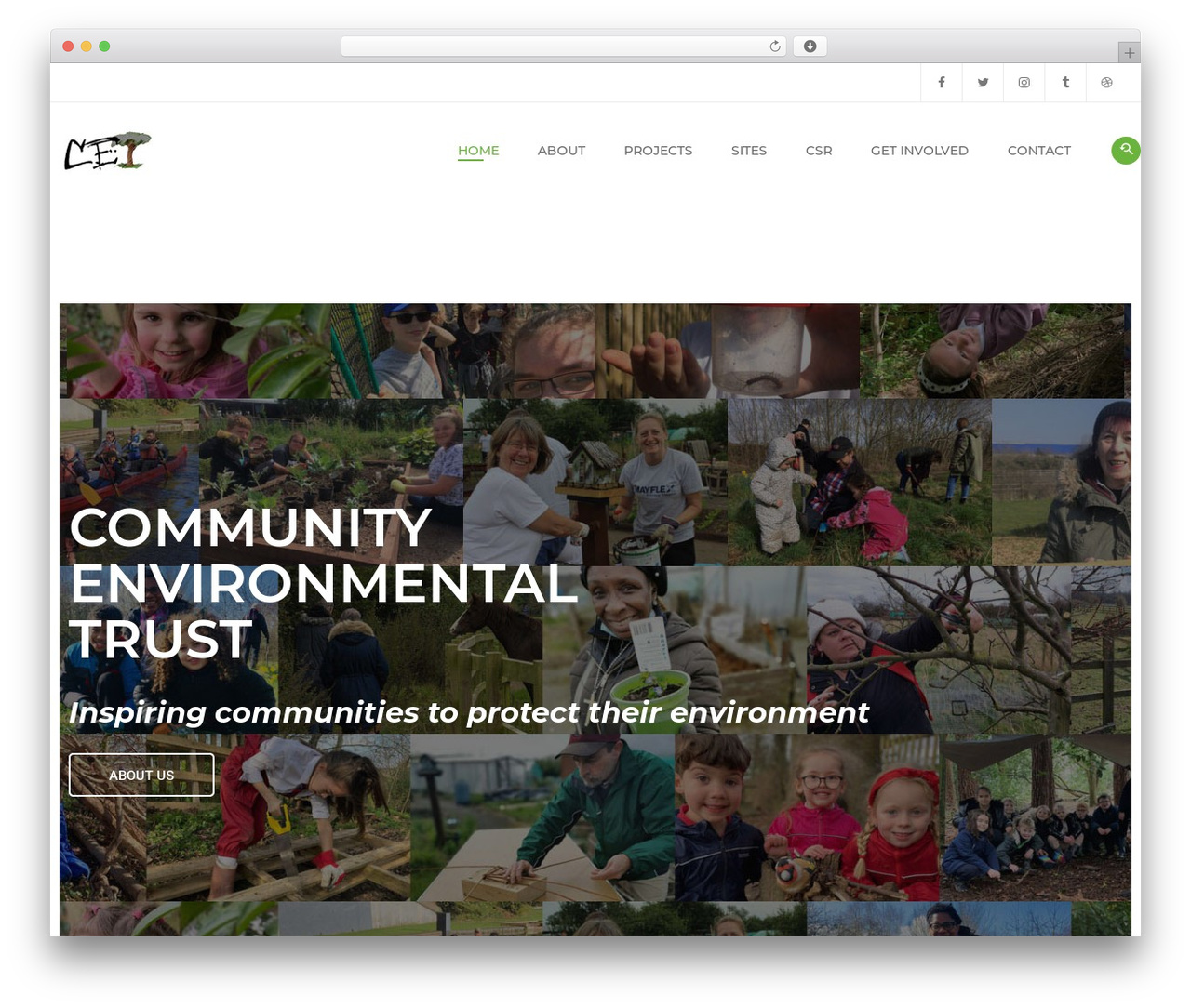 Theme WordPress Greensoulem Child - environmentaltrust.org.uk