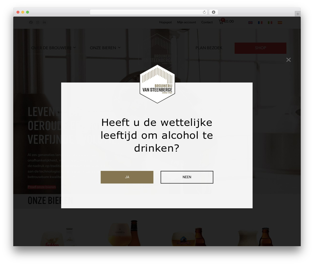 Total WordPress theme - www.vansteenberge.com