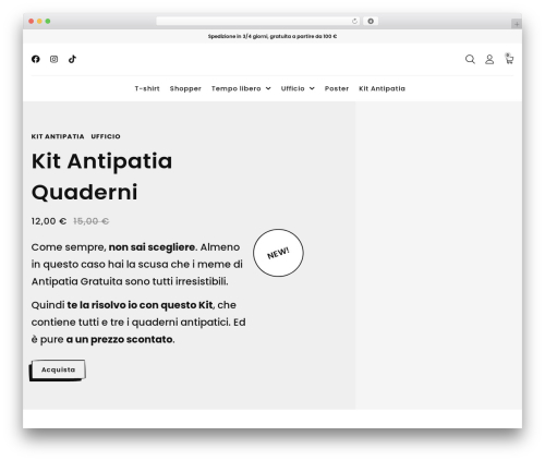 WordPress theme appare - antipatiagratuita.com