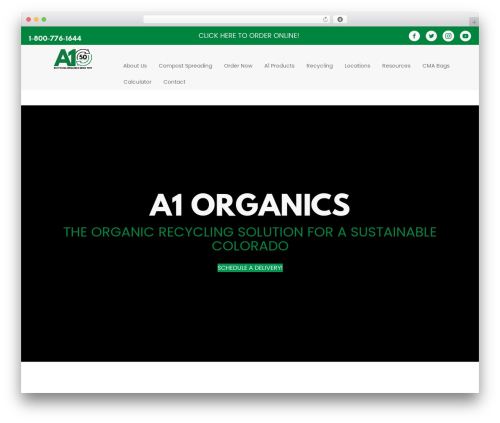 Beaver Builder Theme WordPress theme - a1organics.com