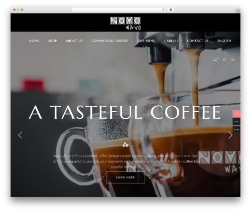 Corretto restaurant WordPress plugin - novo-wavo.com