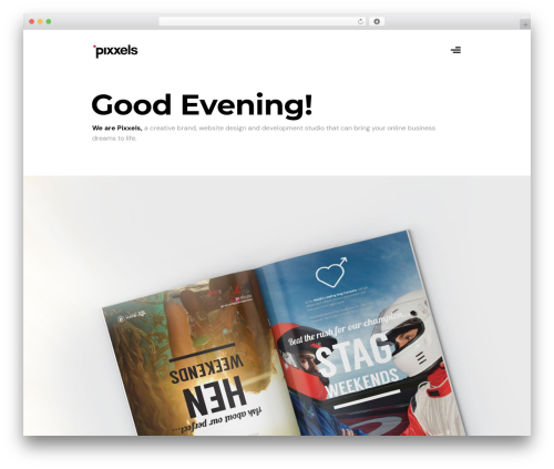 Nerduck WordPress theme - pixxels.net