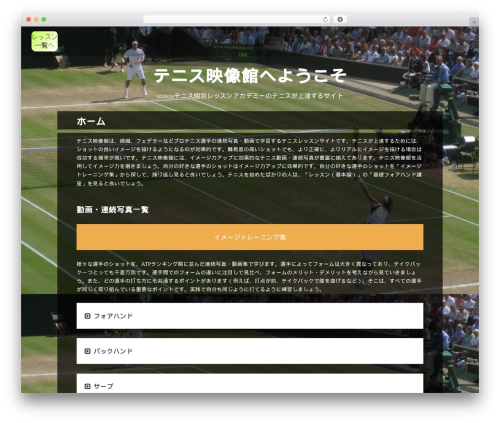 Nulis WordPress theme - tennisphotograph.com Nulis WordPress theme - tennisphotograph.com