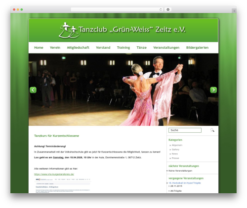 TC Theme WordPress theme - tanzclub-zeitz.de