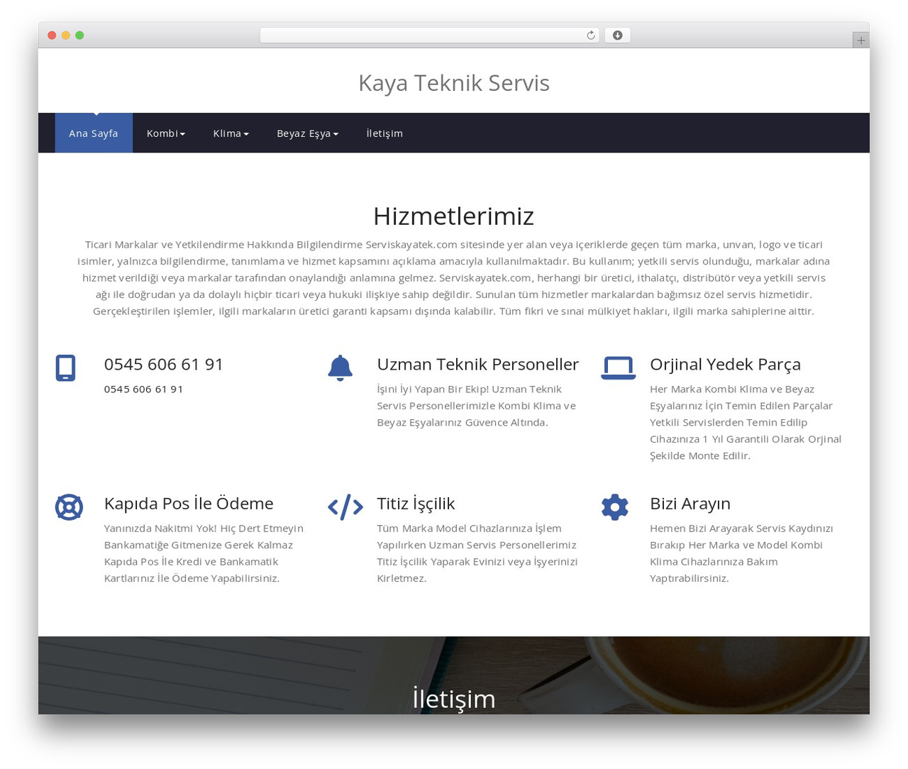 Theme WordPress Appointment - serviskayatek.com