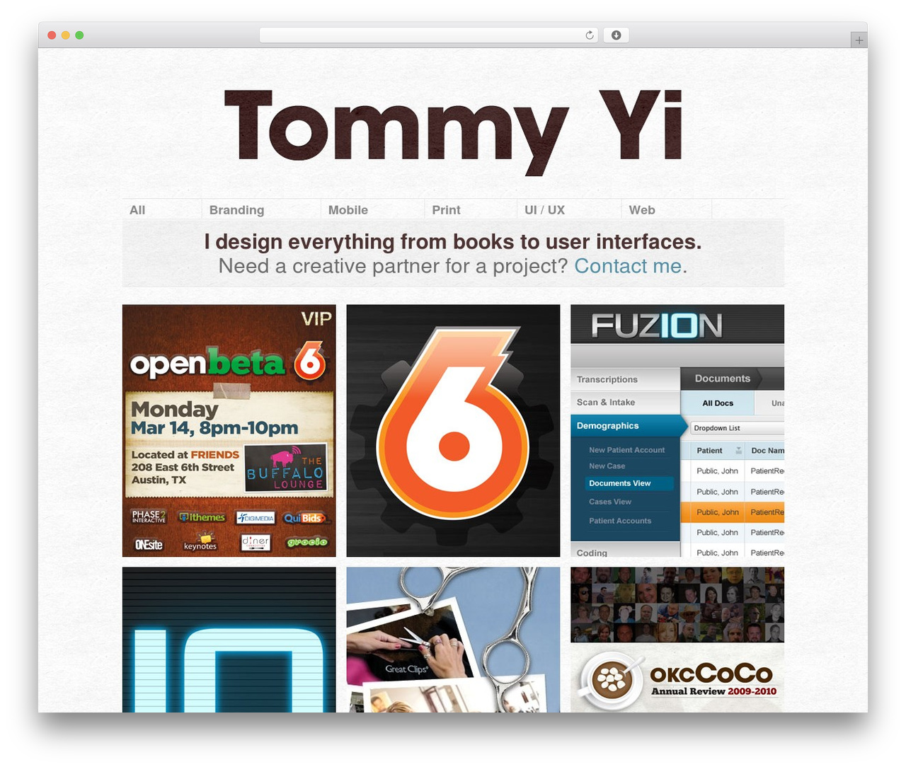 TomFolio theme WordPress - tommyyi.com