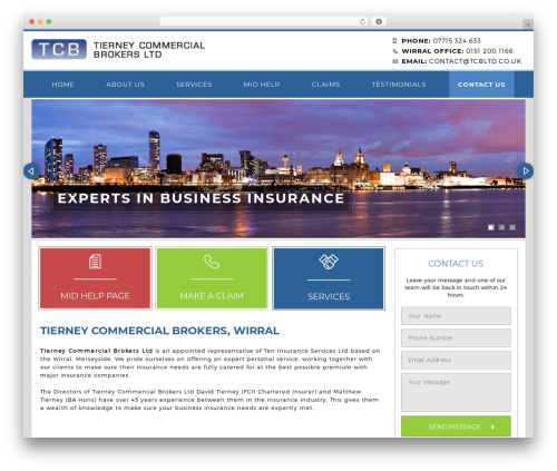 Webrevolve Theme WordPress theme - tcbltd.co.uk