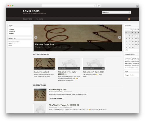 Nextgen imageflow WordPress plugin - tomnom.com