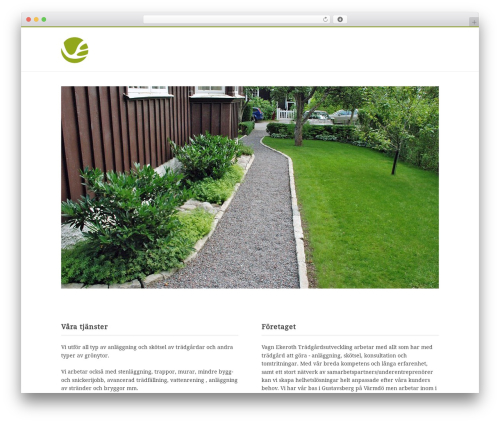 WordPress theme Shotzz - tradgardsutveckling.se