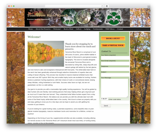 WordPress theme THATgolf Theme - tomorrowriverranch.com
