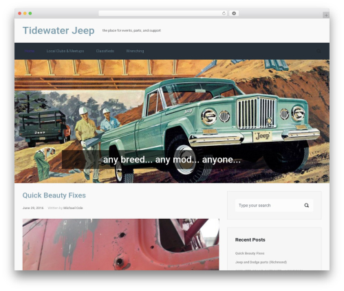 WP Meetup (wp-meetup) free WordPress plugin - tidewaterjeep.com