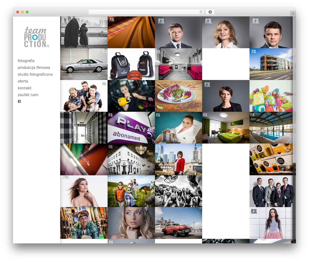 WP theme Grid Theme Responsive - teamproduction.pl