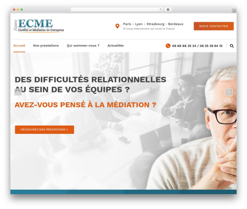 Consux WordPress theme - ecme-mediation.com