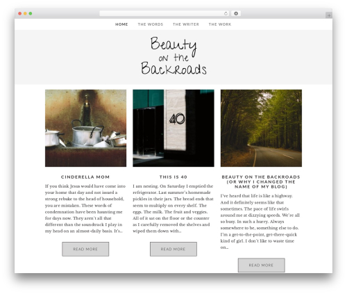 Dear Theme WordPress theme design - lisabartelt.com