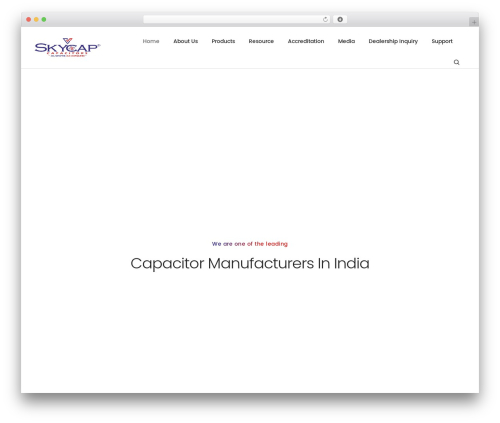 Litho theme WordPress - skycaps.in